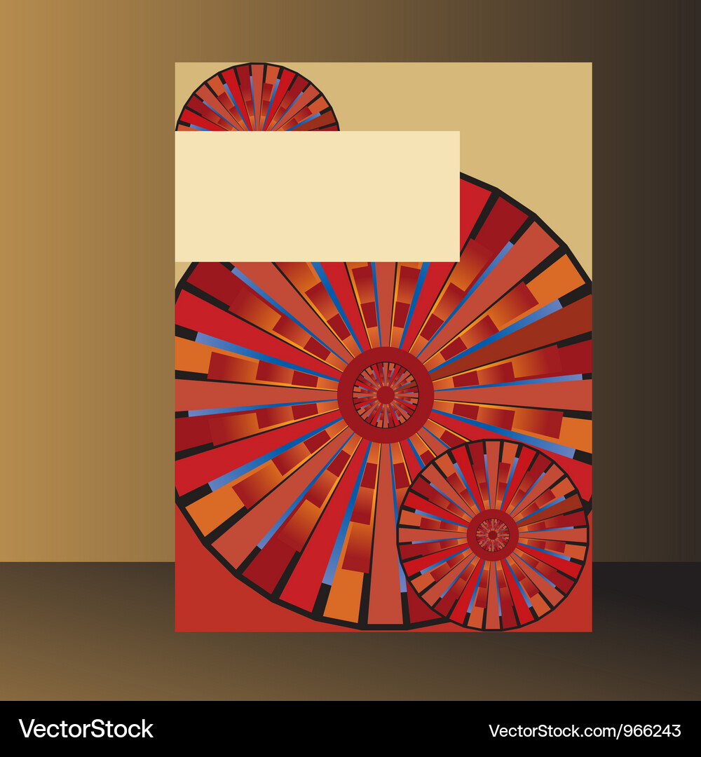 Background for book Vector Image