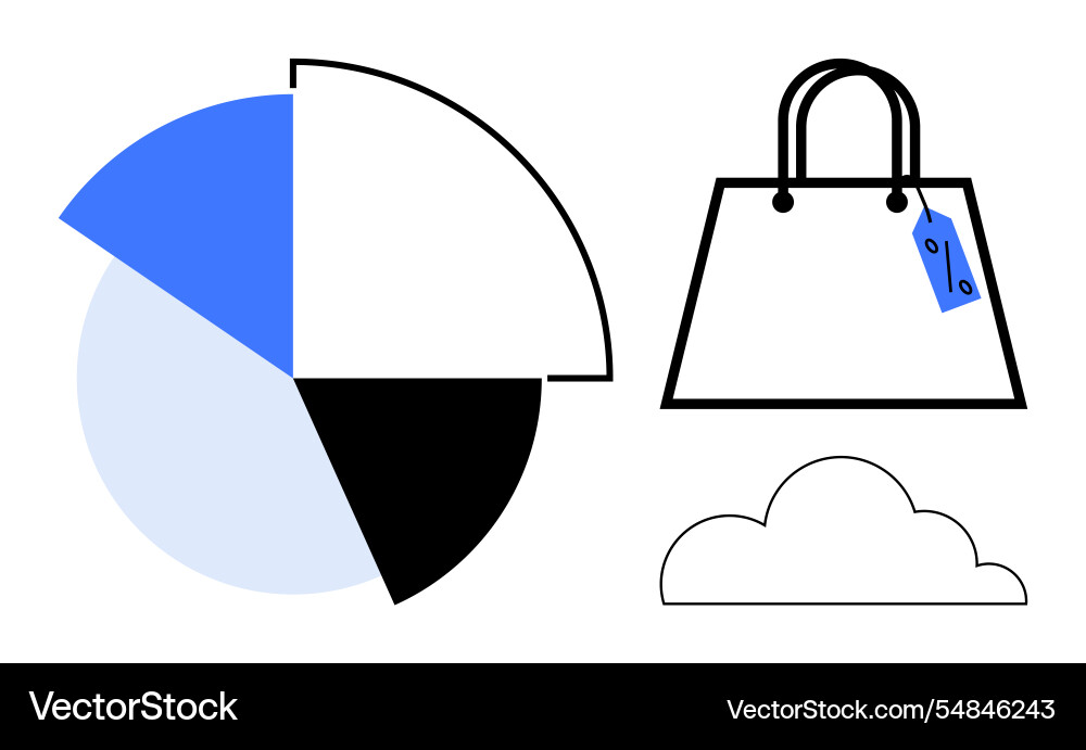 Data analysis e-commerce and cloud computing Data analysis e-commerce and cloud computing vector image