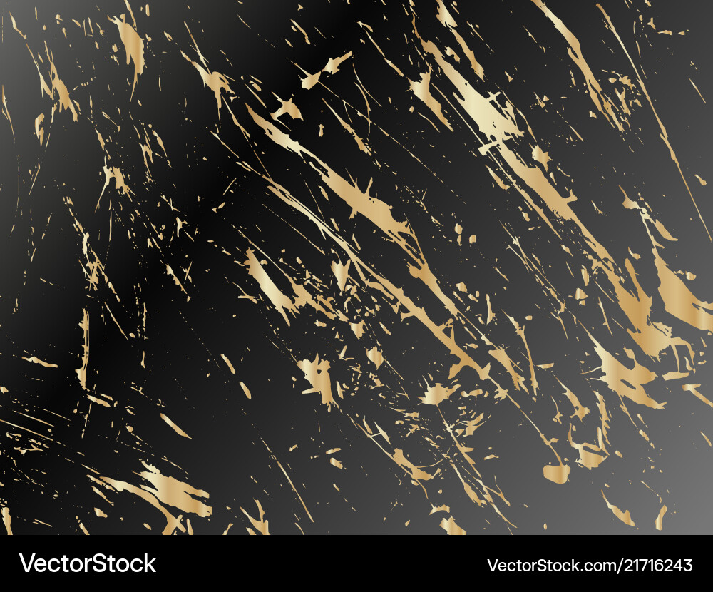 Gold Marbling Texture vector image