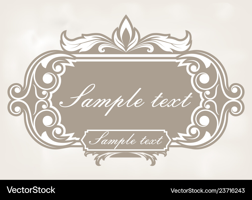Label design template vector image