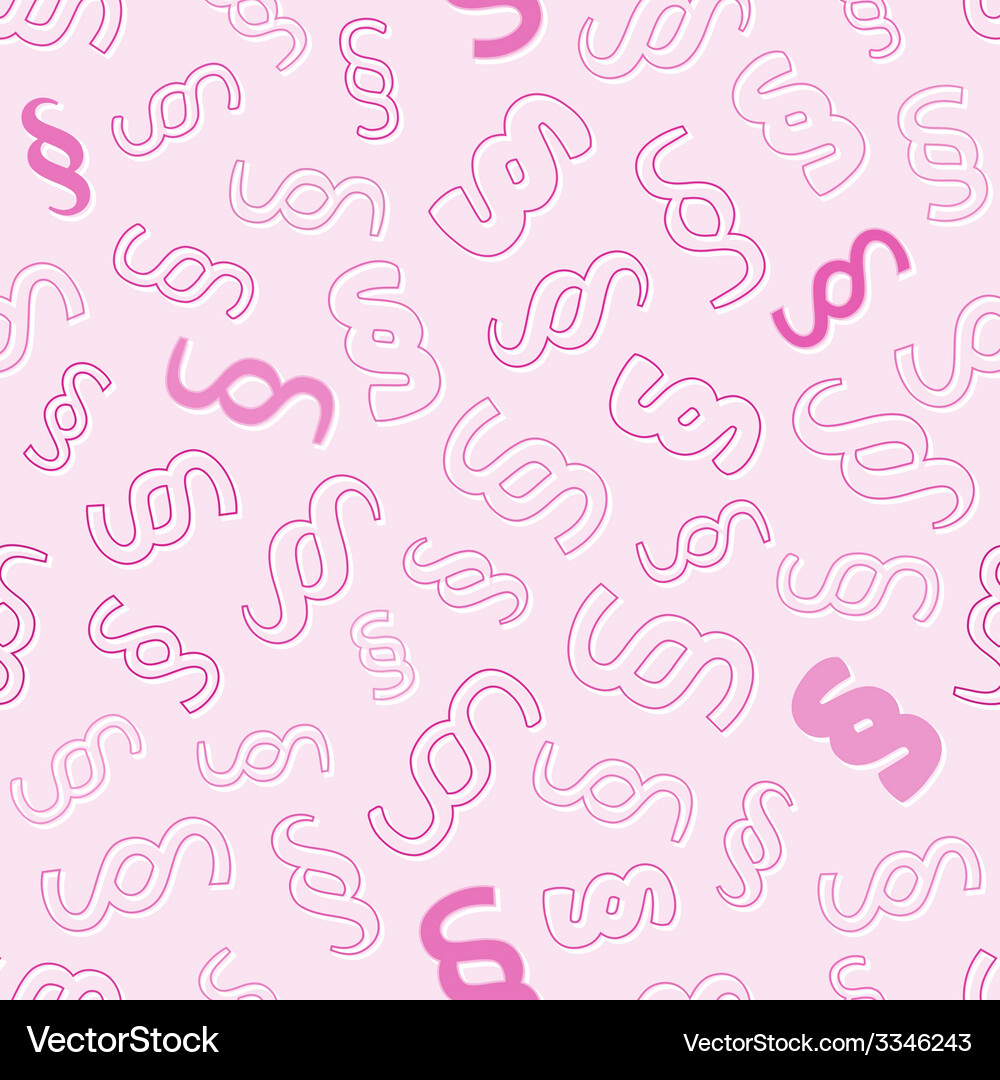 Seamless pattern with paragraph symbols Vector Image