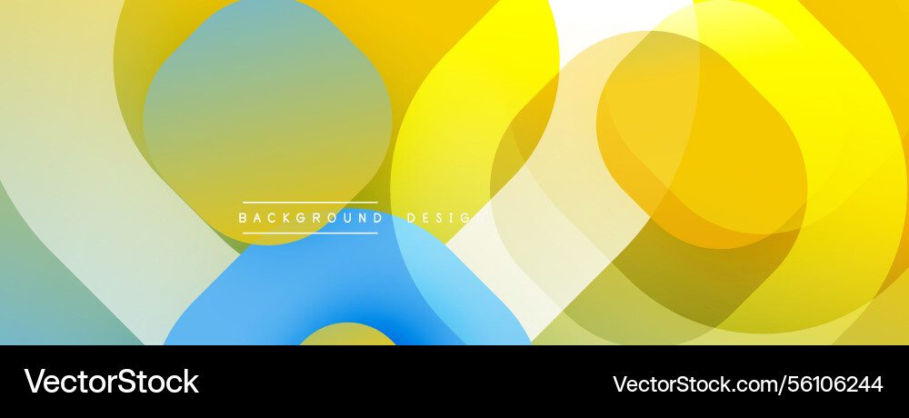 Circular abstract design with overlapping Circular abstract design with overlapping vector image