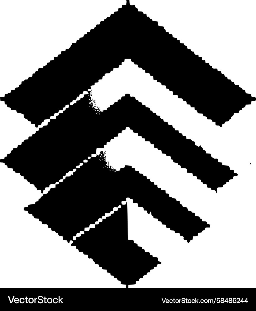 Dynamic Angular Symbol Vector Image