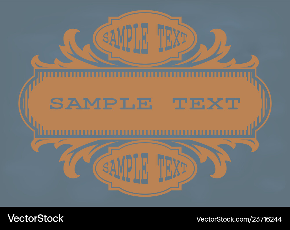 Label design template Vector Image