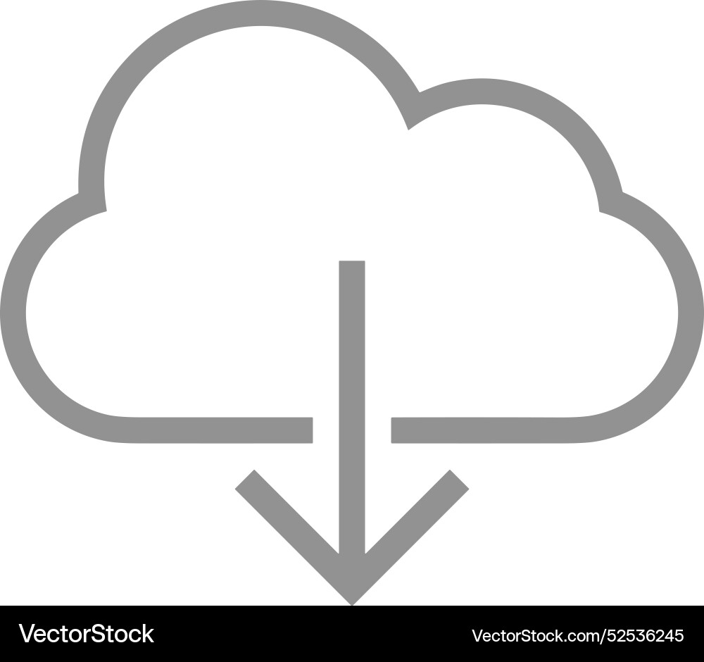 Cloud storage icon symbol image of the hosting Cloud storage icon symbol image of the hosting vector image