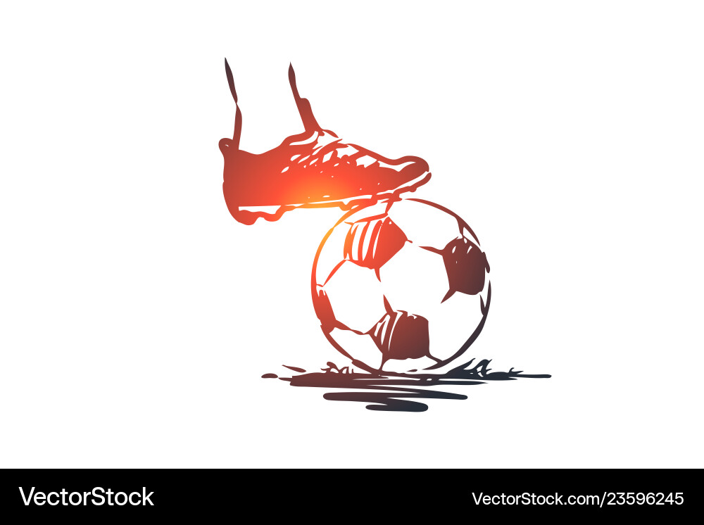 Geldstrafe Fußball Spiel Konzept Geldstrafe Fußball Spiel Konzept vektorbild