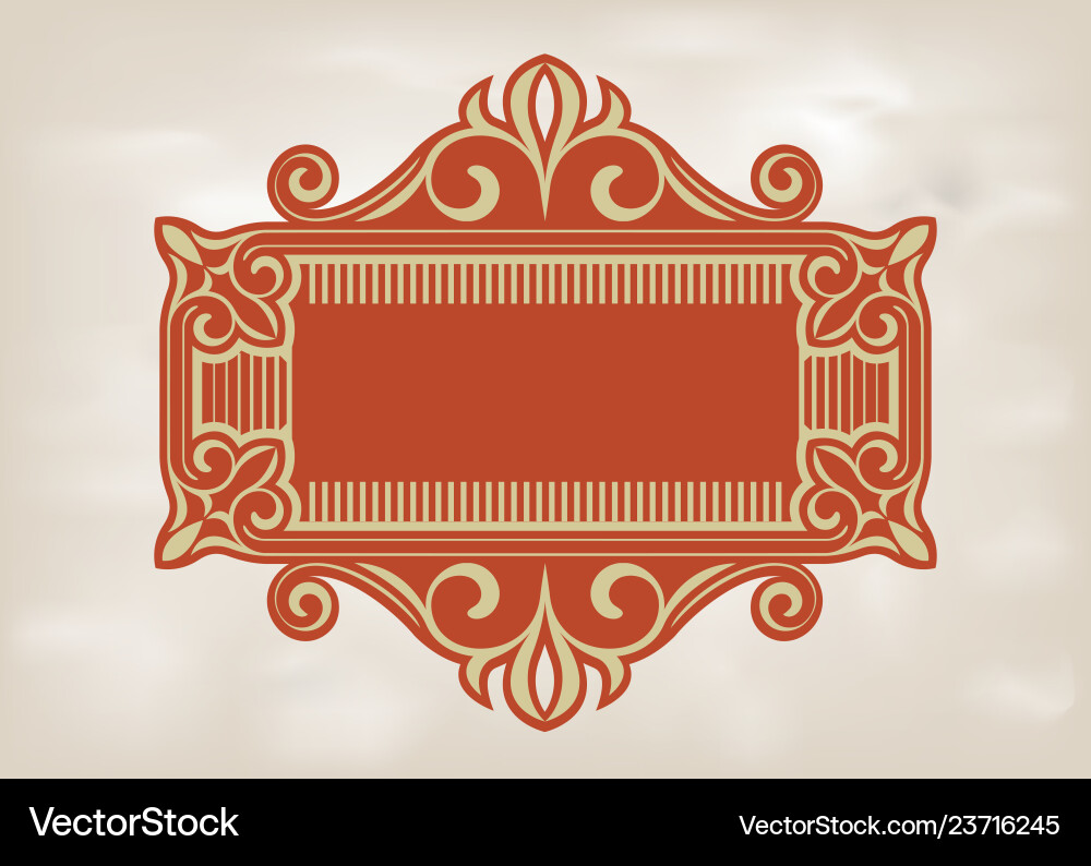 Label design template vector image