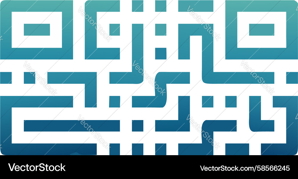 Modern QR Code with Gradient Vector Image