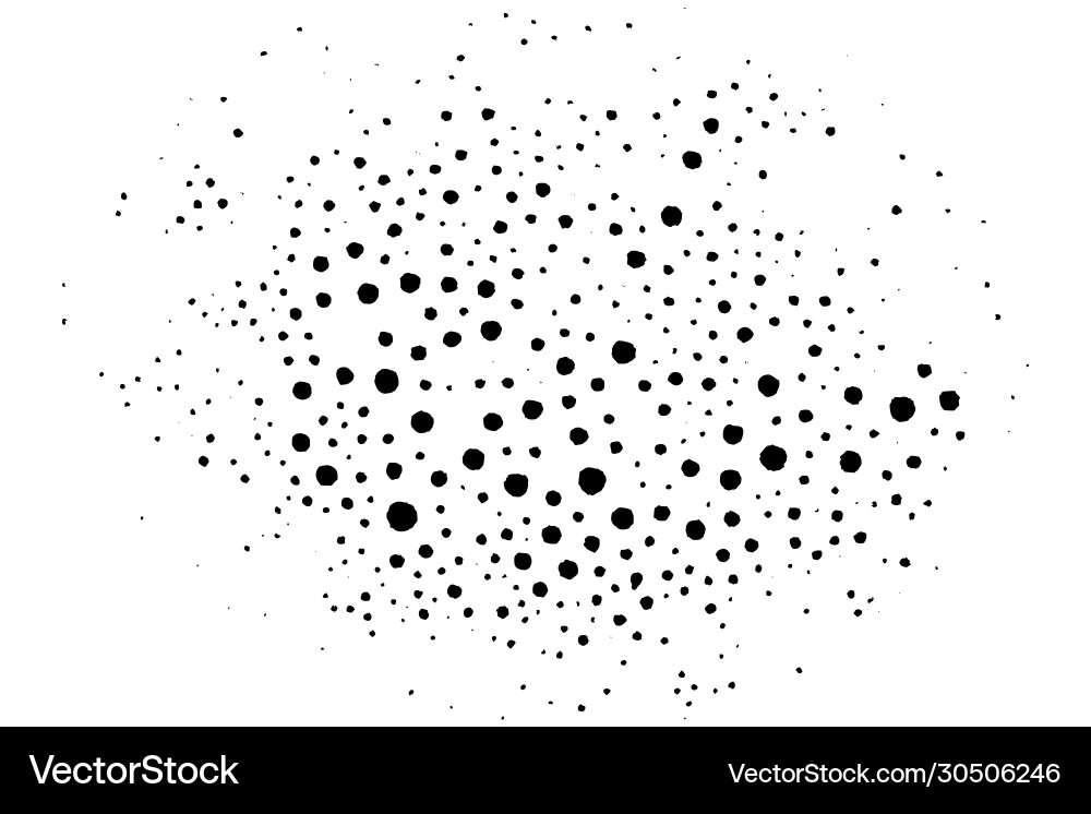 Black blobs isolated on white Black blobs isolated on white vector image