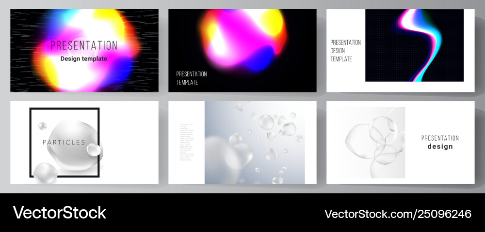 Layout presentation slides Layout presentation slides vector image
