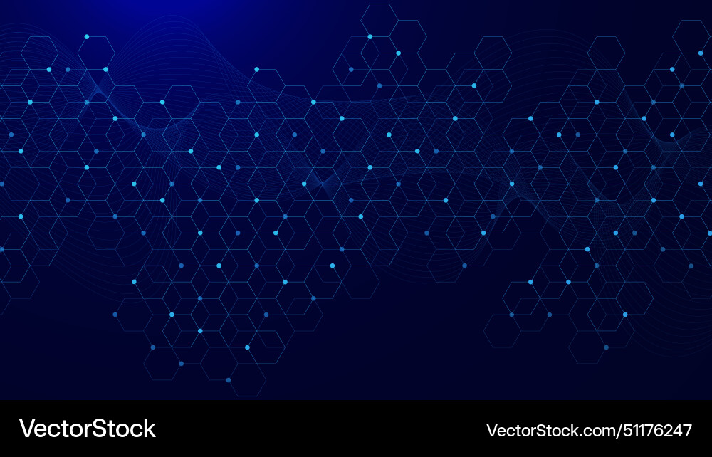 Abstract geometric with hexagon pattern Abstract geometric with hexagon pattern vector image