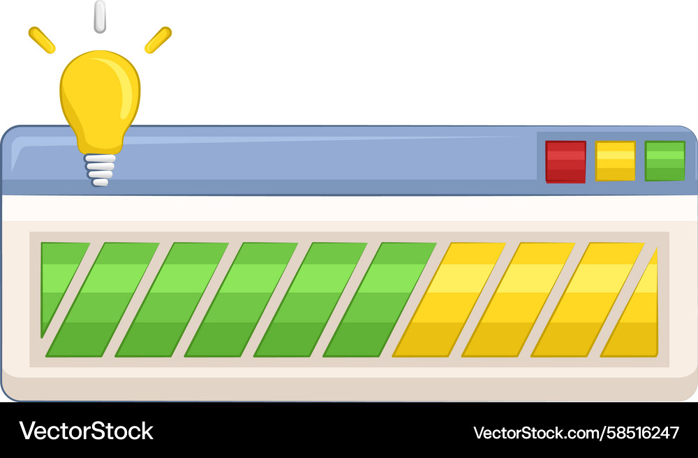Loading Bar Indicator Vector Image