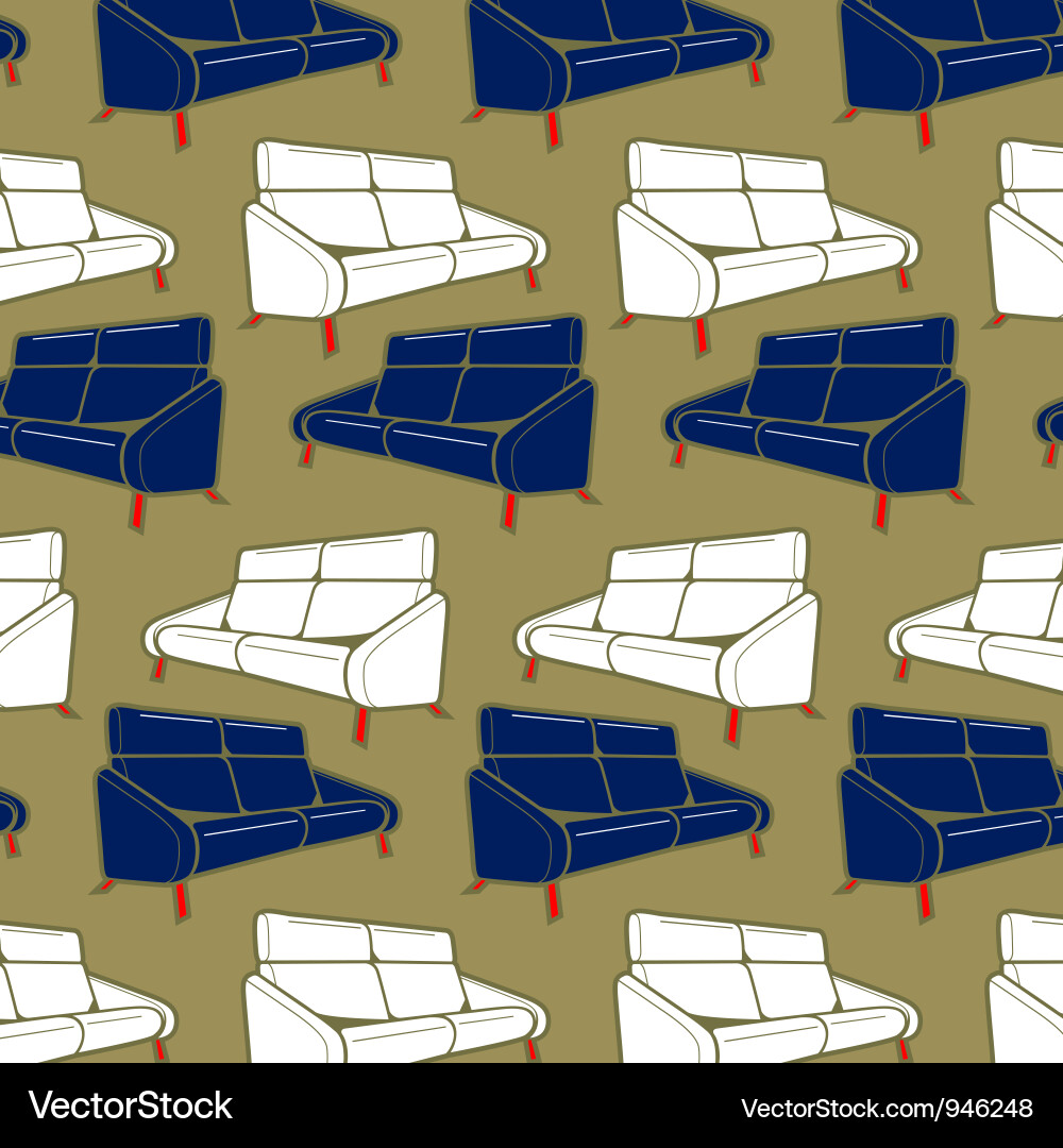 Abstract Sofa Pattern vector image