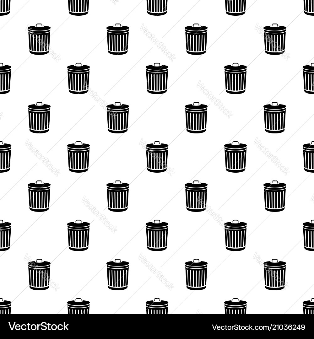 Bucket with cap icon simple style Vector Image
