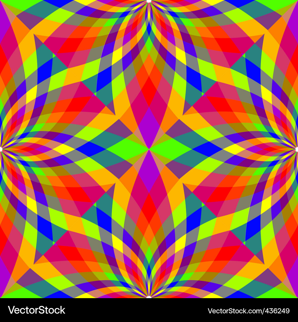 Colorful Geometric Pattern Vector Image