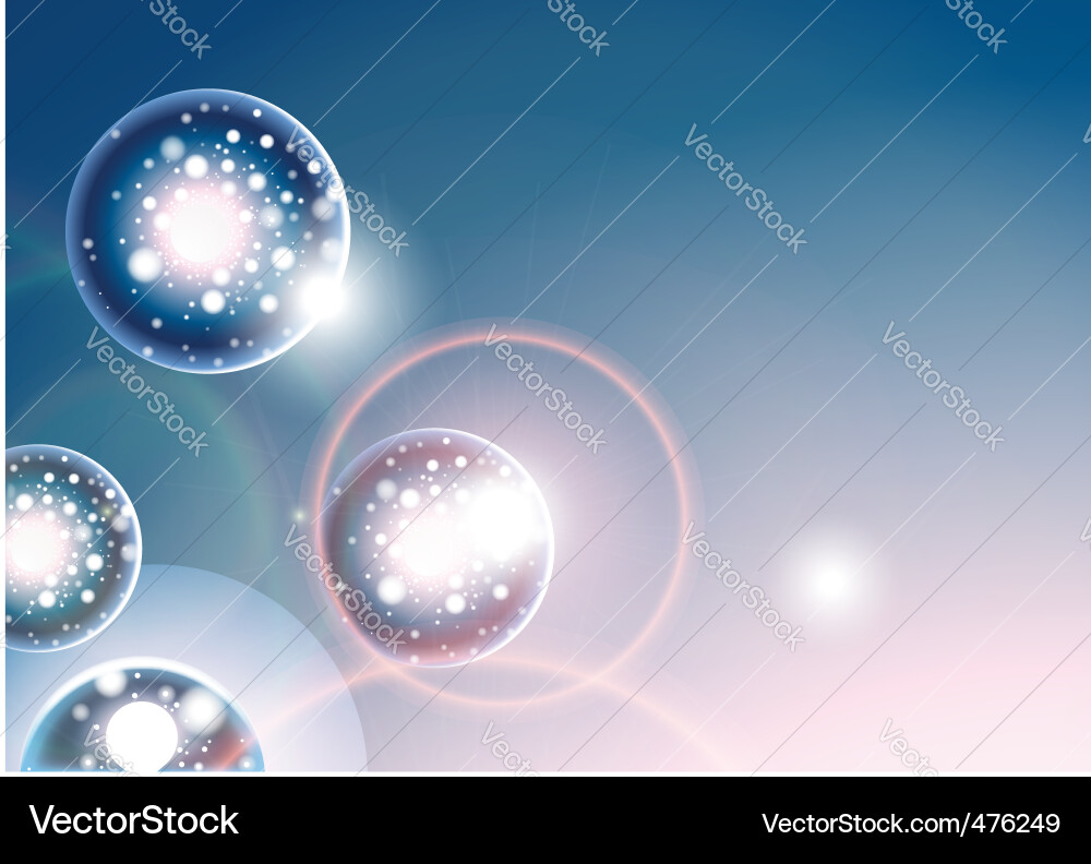 Cosmic Particle Background vector image