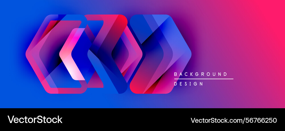 Abstract geometric shapes overlap creating Abstract geometric shapes overlap creating Vector Image