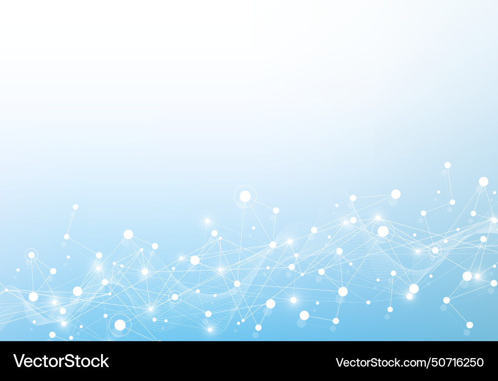 Abstract science template technology lines Abstract science template technology lines vector image