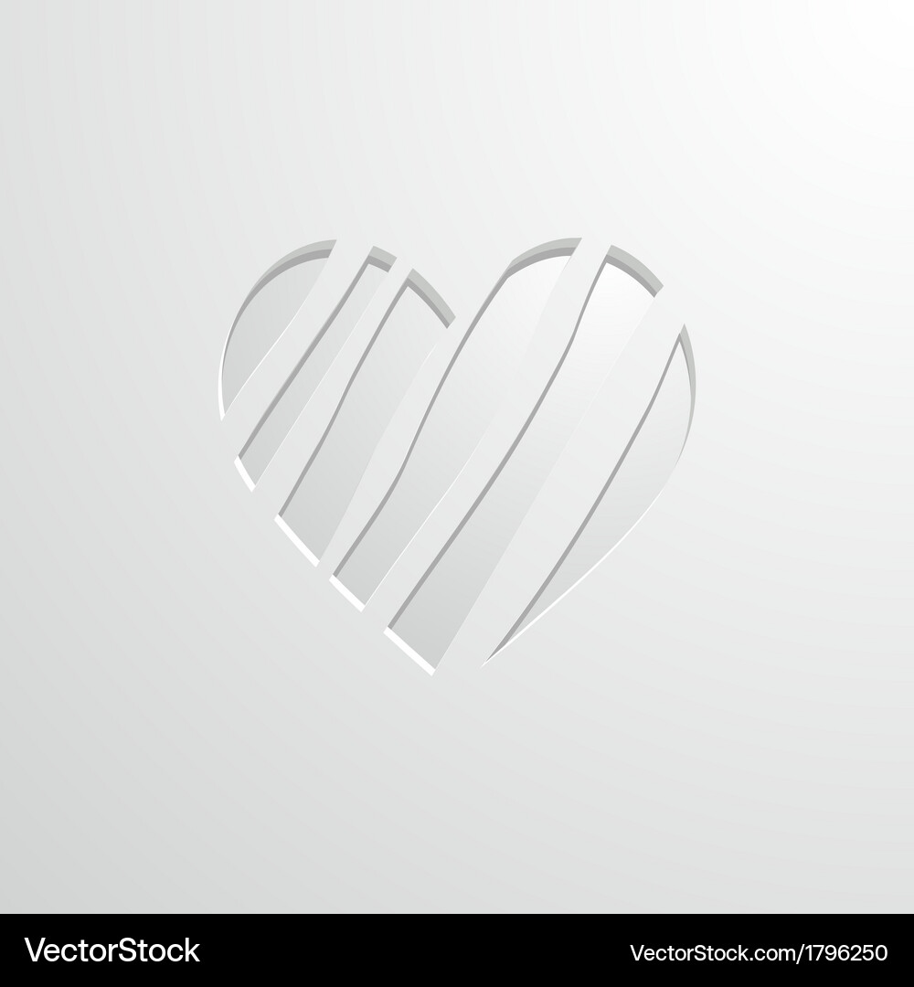 Background with a heart Vector Image