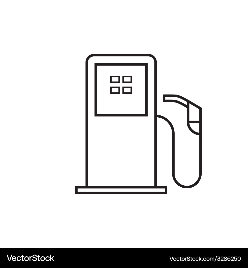 Gasoline Pump Vector Image