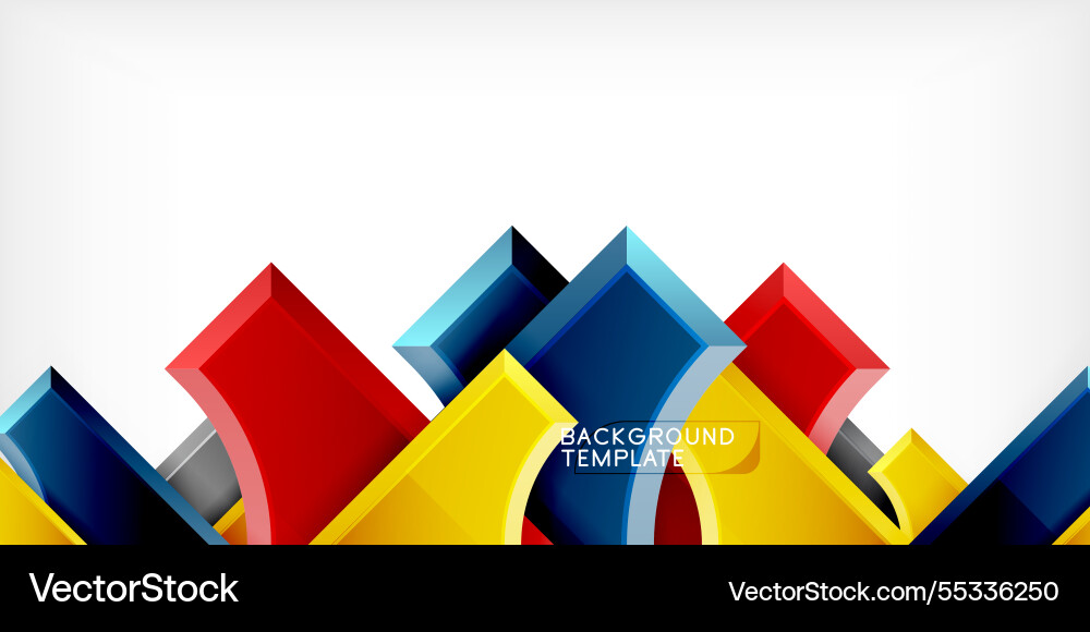 Square arrow shapes with round elements Square arrow shapes with round elements vector image
