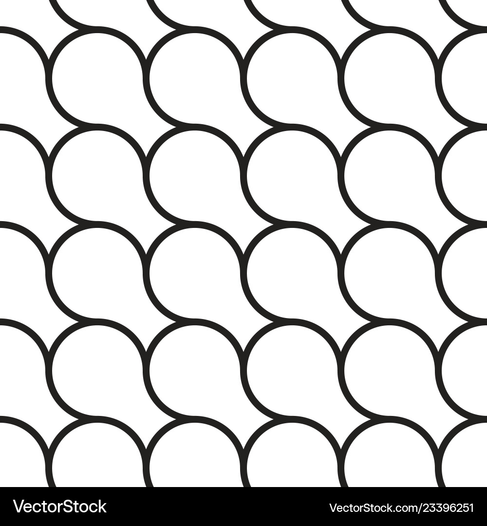 Geometric Loop Pattern vector image