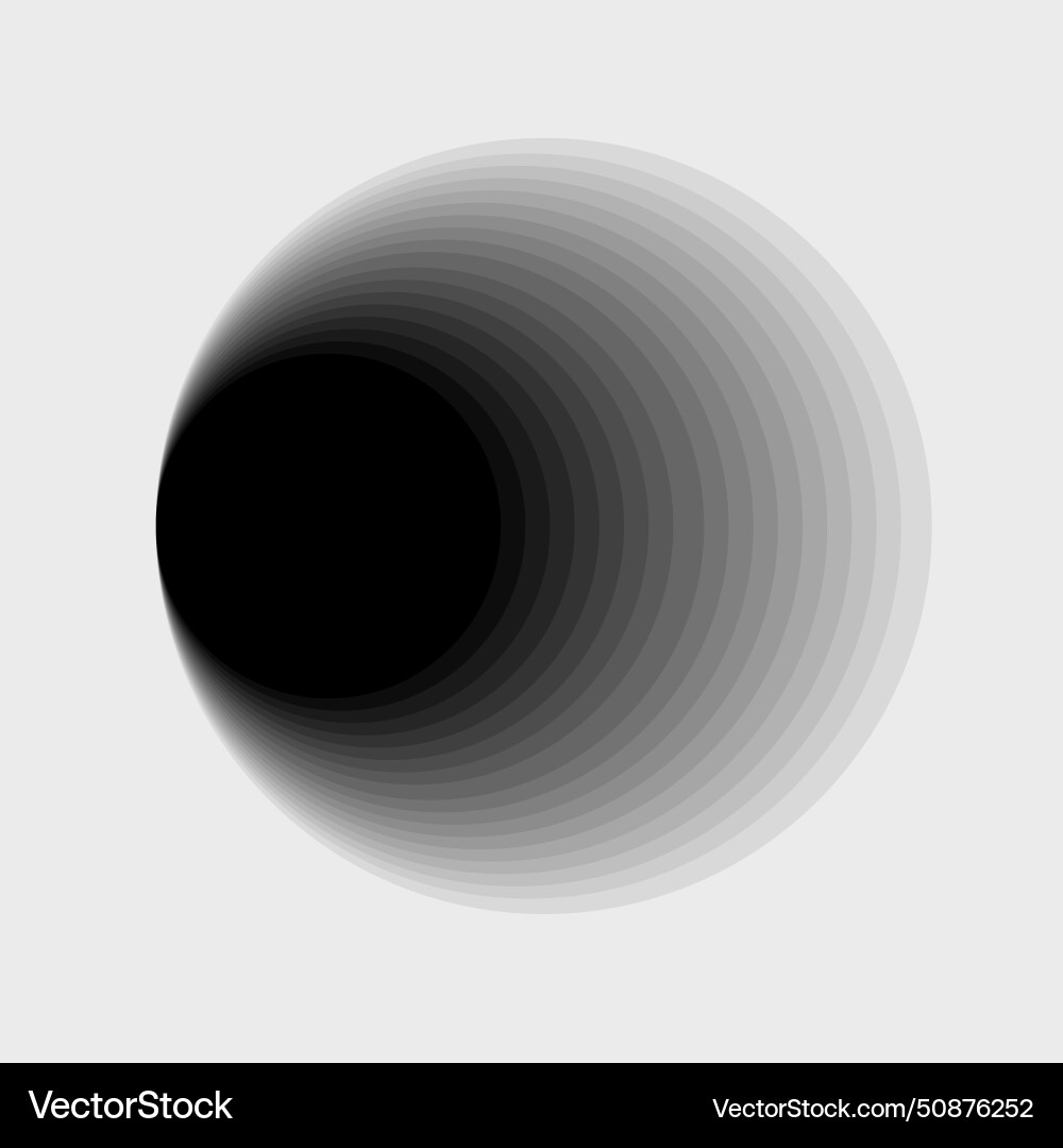 A simple set of concentric circles A simple set of concentric circles Vector Image