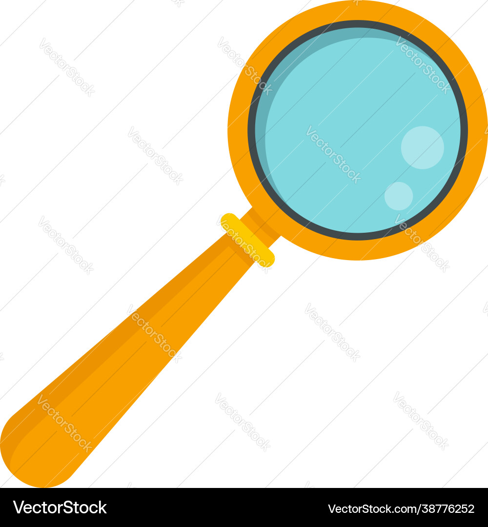 Repair magnifier icon flat isolated Repair magnifier icon flat isolated vector image
