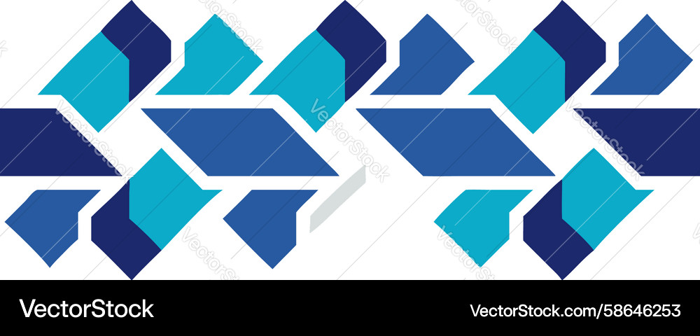 Abstract geometric arrow pattern design Vector Image