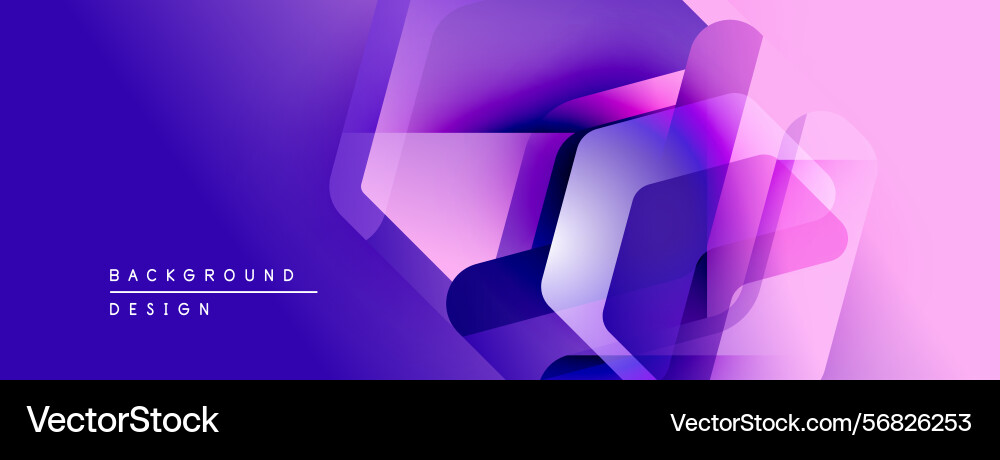 Abstract geometric shapes overlap creating Abstract geometric shapes overlap creating vector image