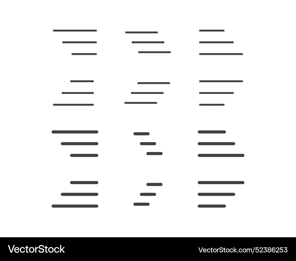 Hamburger menu icon buttons for website ui Hamburger menu icon buttons for website ui vector image