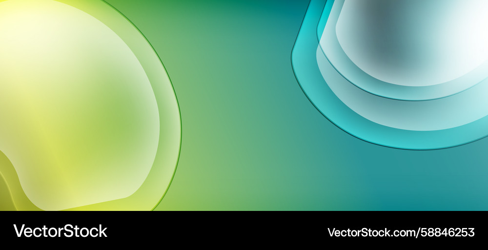 Smooth Gradient Aqua Teal Background Vector Image