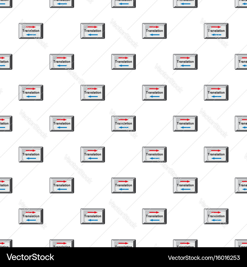 Translate button pattern vector image