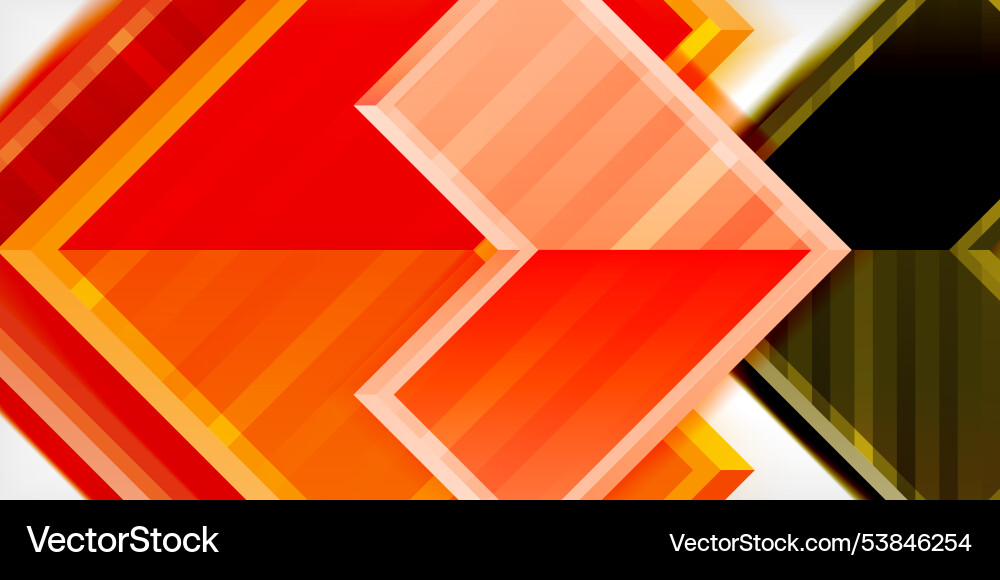 Arrow symbols created with 3d effects and line Arrow symbols created with 3d effects and line vector image