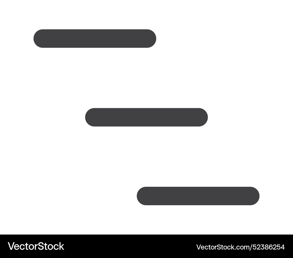 Hamburger menu icon buttons for website ui Vector Image