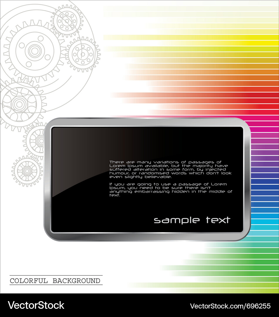 Abstract colorful background Vector Image