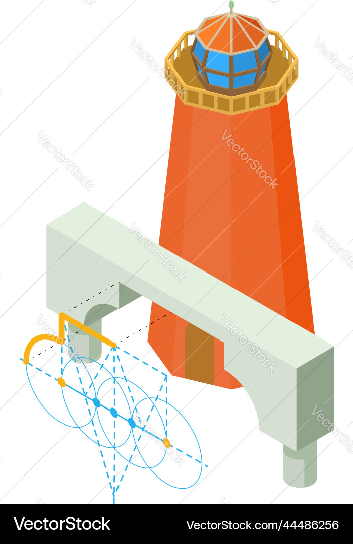 Building work icon isometric arch project Building work icon isometric arch project Vector Image