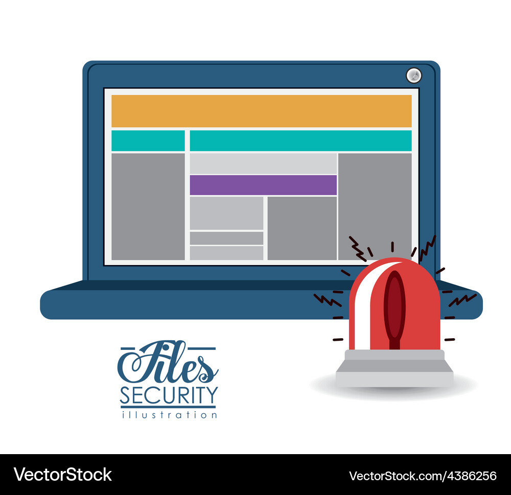 Security system design Vector Image