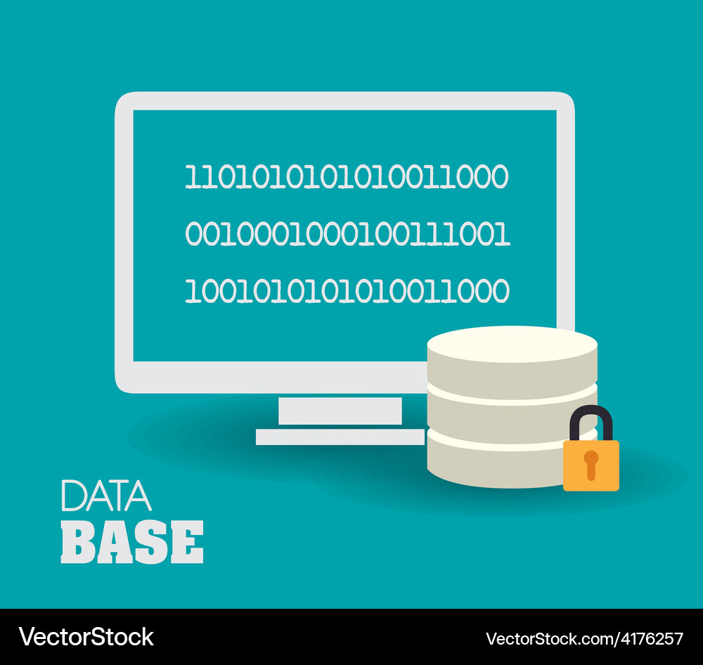 Data Management Concepts Vector Image