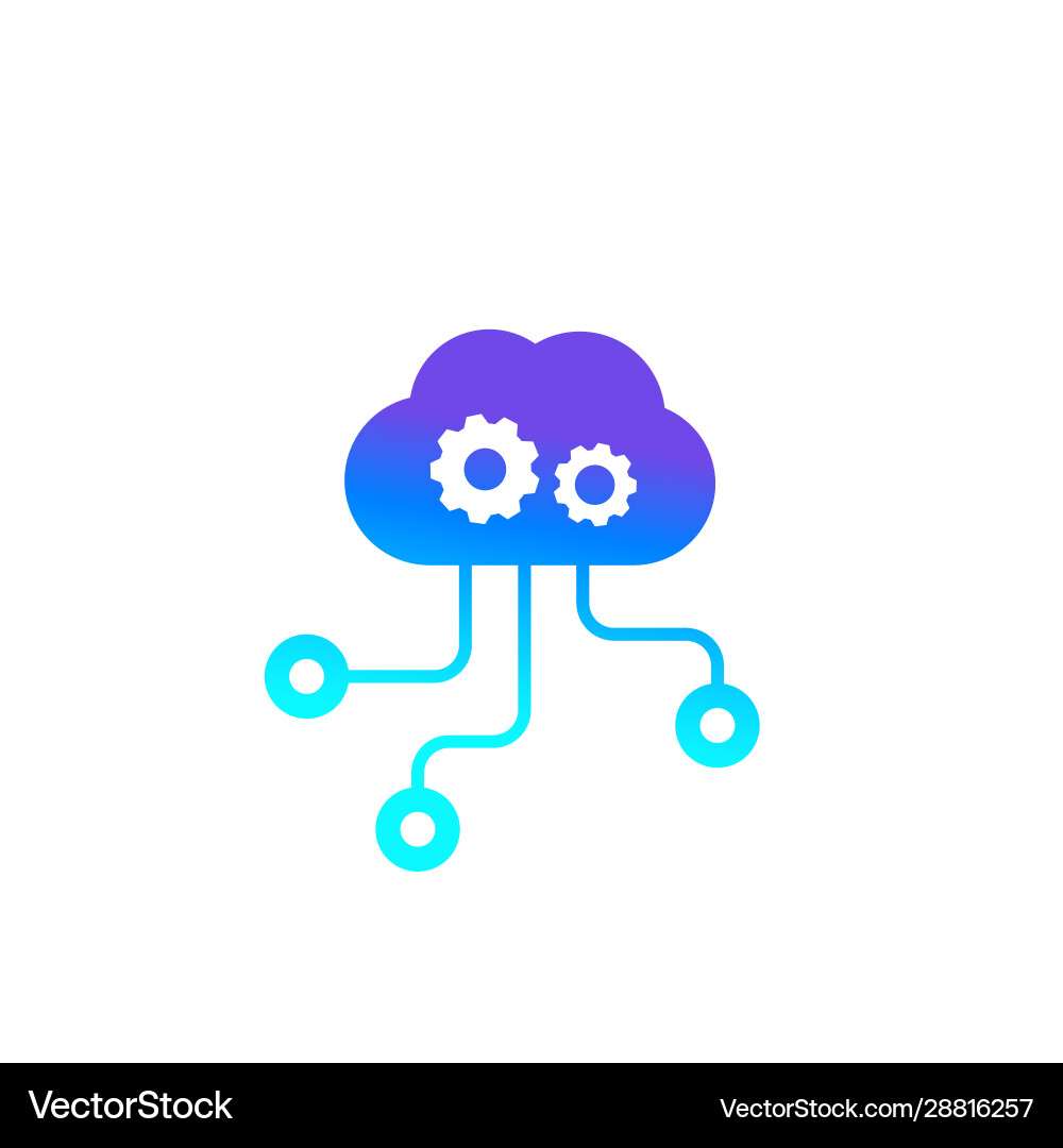 Edge Computing Icon vector image
