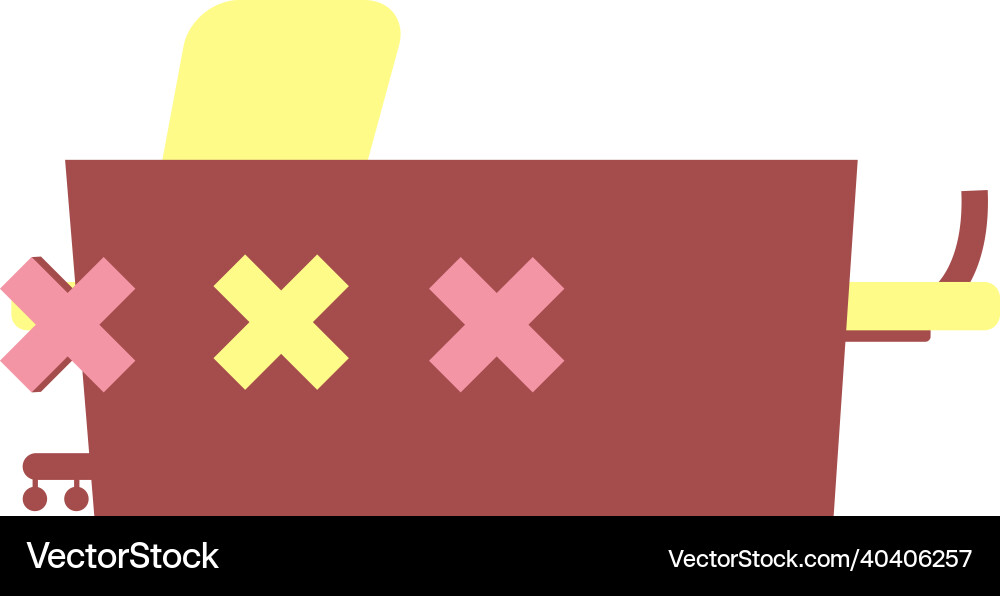 Star judge table composition vector image