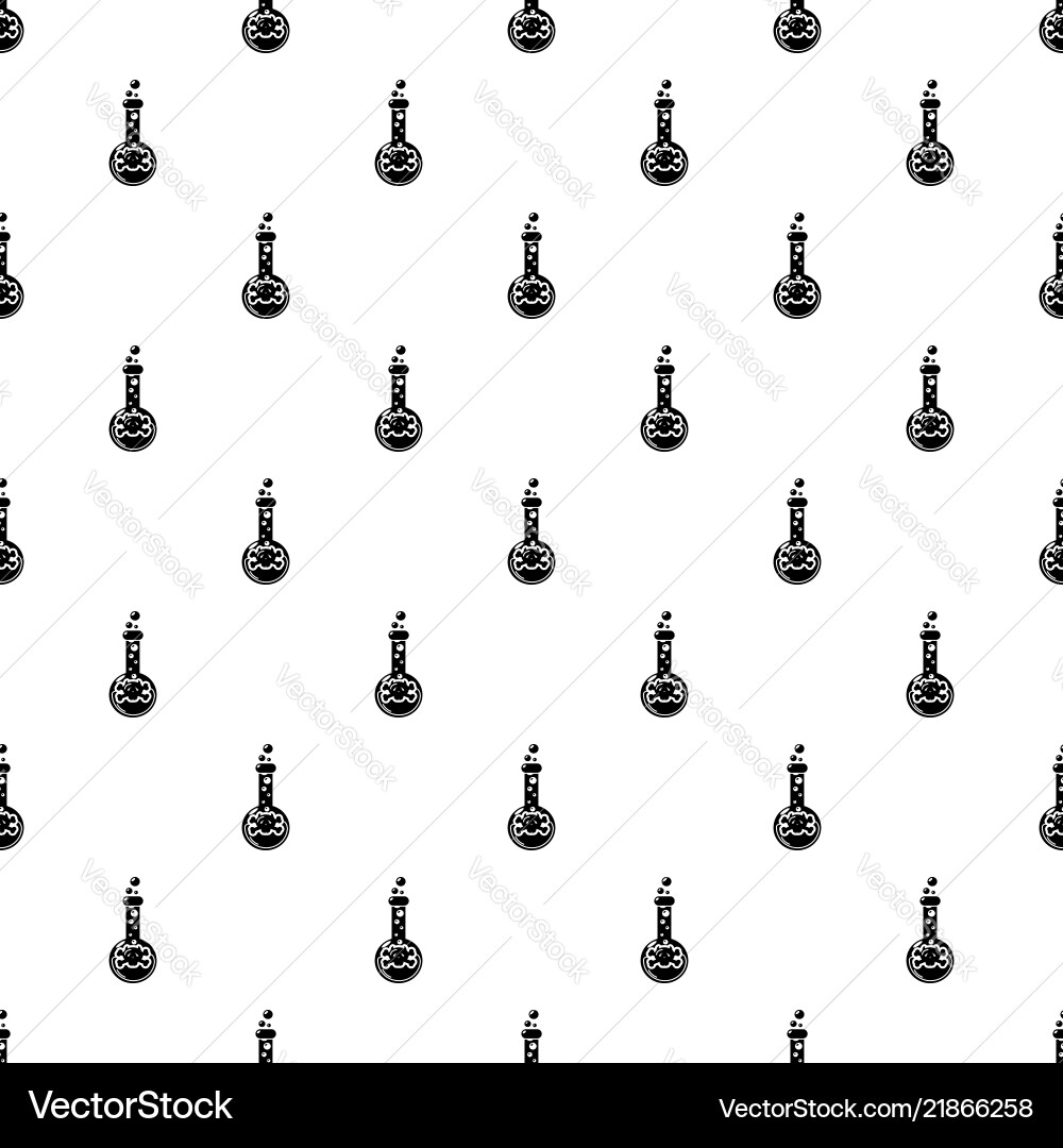 Round flask icon simple style Round flask icon simple style vector image