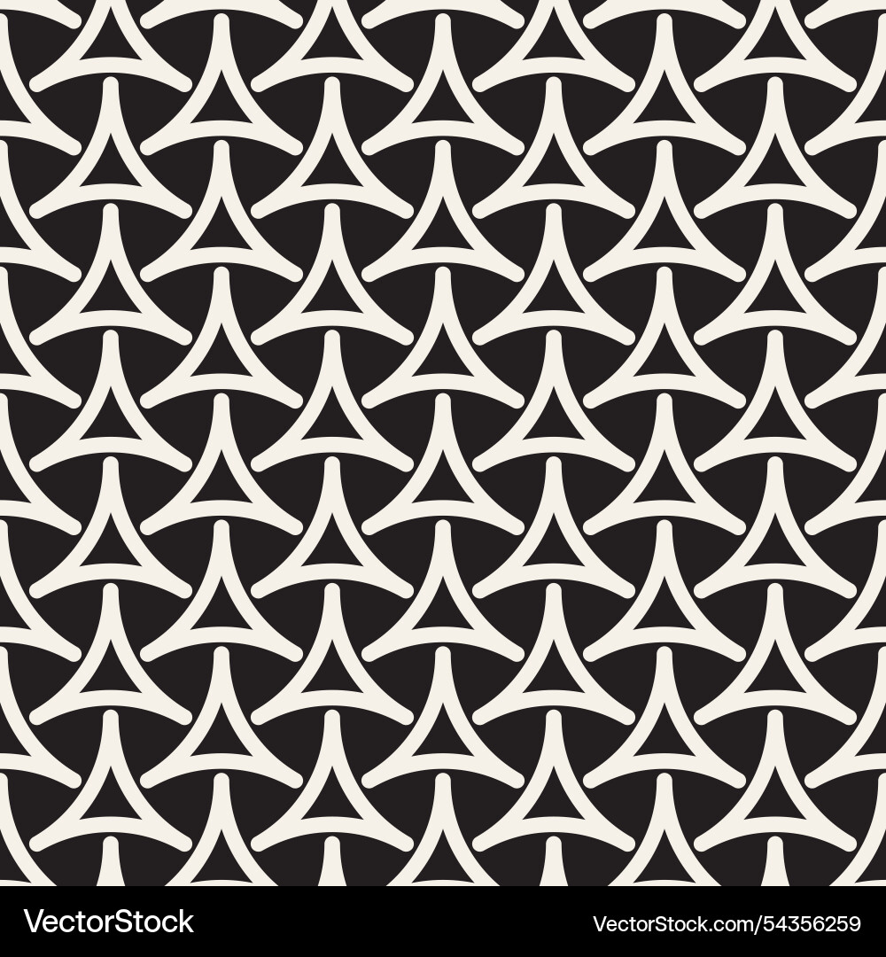 Seamless pattern repeating geometric elements vector image