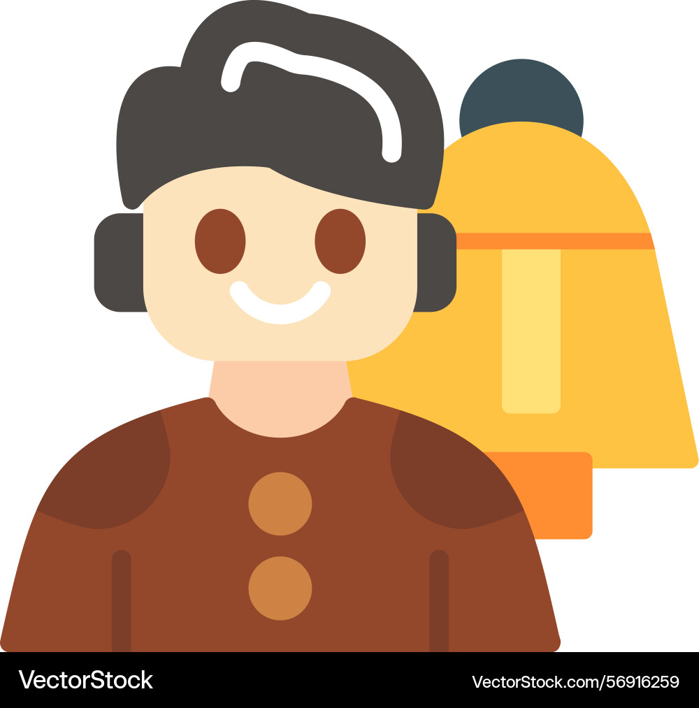 User notifications icon vector image