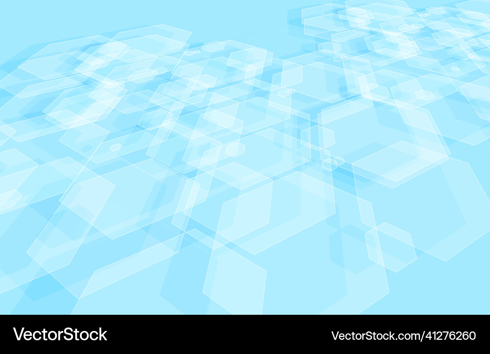 Abstract hexagonal pattern of tech design future Abstract hexagonal pattern of tech design future vector image