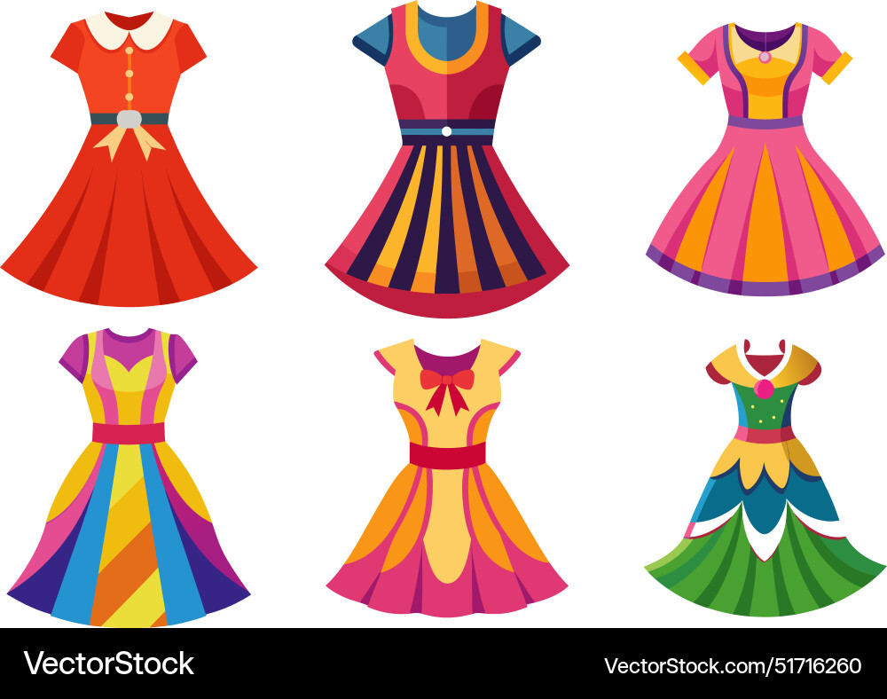 Formale Kleid Ikonen Formale Kleid Ikonen vektorbild