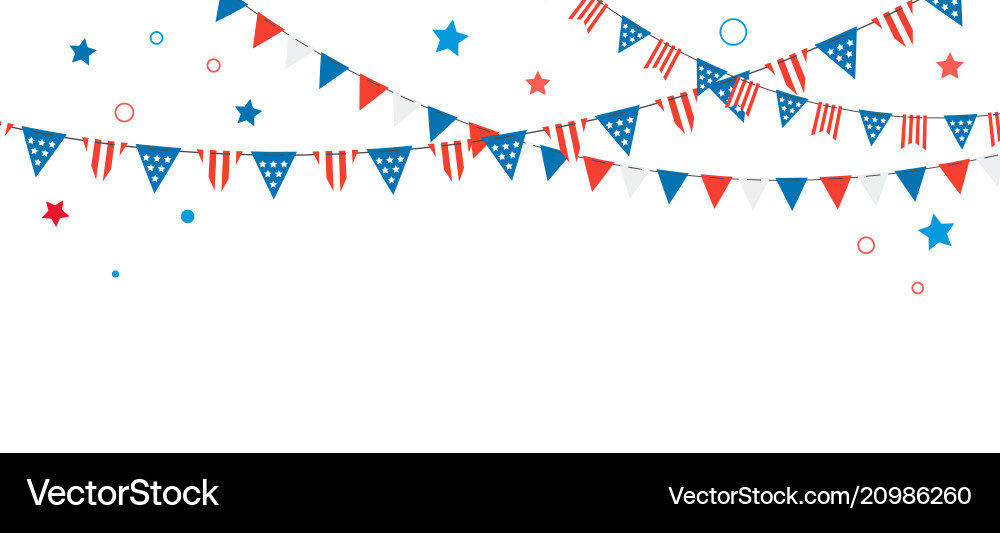 Happy usa independence day 4 th july american Happy usa independence day 4 th july american vector image