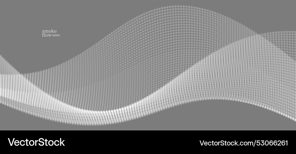 Abstract background with wave of flowing Vector Image