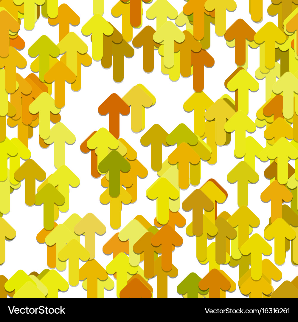 Seamless geometric arrow background pattern vector image