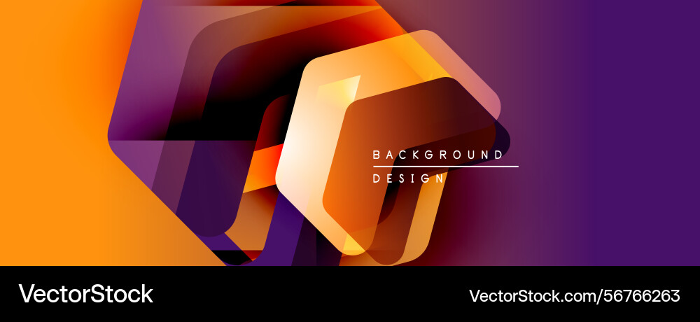 Abstract geometric shapes overlap creating Abstract geometric shapes overlap creating vector image